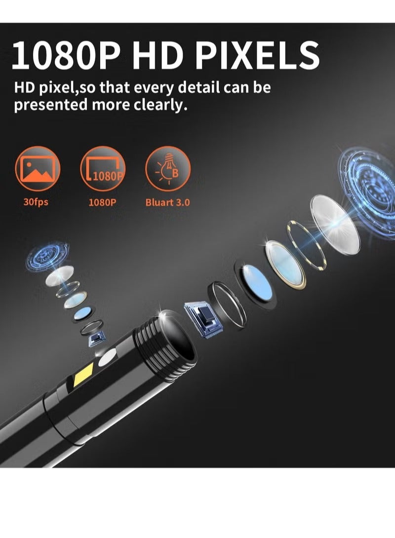 Daxiongmao Dual Lens Endoscope Camera with 4.3" Screen, 16.5FT IP67 Waterproof Flexible Borescope, HD Industrial Sewer/Plumbing/Auto Inspection Camera with LED Lights – Ideal Gadget Gift for Men/Dad/Husband - Image 3