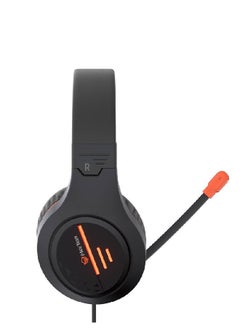 Meetion Meetion Stereo Gaming Headset with Mic Black Orange Lightweight Backlit - HP021, Black  - Image 5