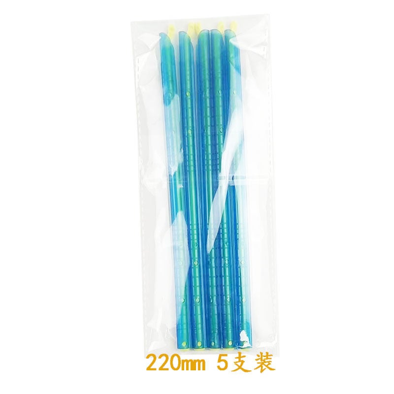 Multifunctional food fresh-keeping sealing clip moisture-proof sealing clip snacks sealing stick tea sealer candy color spot 220mm 5 Pack 