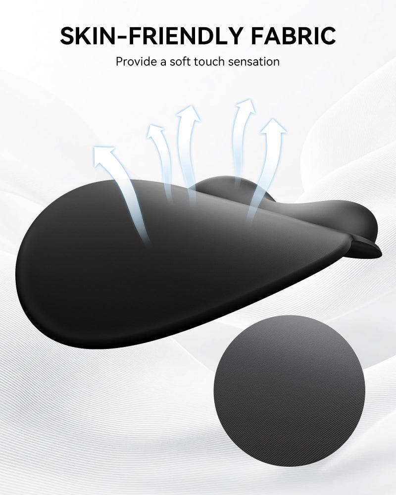 Laborio Mouse Pad with Wrist Rest, Ergonomic Mouse Pads for Desk, Office Non-Slip Large Mousepad with Gel Wrist Support(Black, 10.6''L x 9''W) - Image 4