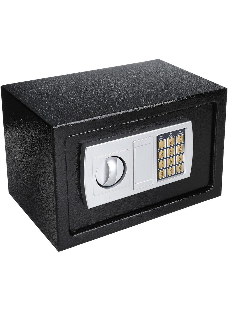 Generic Black Metal Electronic Safe 30cm - Digital Security Safe with Keypad Lock for Home, Office, Hotel  - Image 1