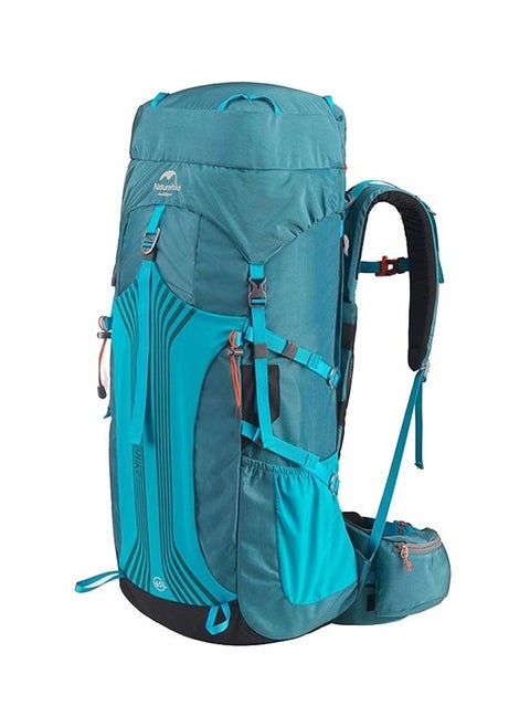 65L Hiking Backpack | High Capacity Storage | Ergonomic Padded Support | Durable & Weather-Ready | Blue