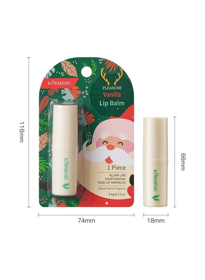 Kormesic 3-in-1 Lip Balm Set - Rose, Sweet Cherry, Vanilla 3.5g, Nourishing & Moisturizing - Image 2