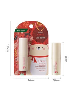 Kormesic 3-in-1 Lip Balm Set - Rose, Sweet Cherry, Vanilla 3.5g, Nourishing & Moisturizing  - Image 3