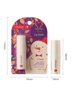 Kormesic 3-in-1 Lip Balm Set - Rose, Sweet Cherry, Vanilla 3.5g, Nourishing & Moisturizing  - Image 4