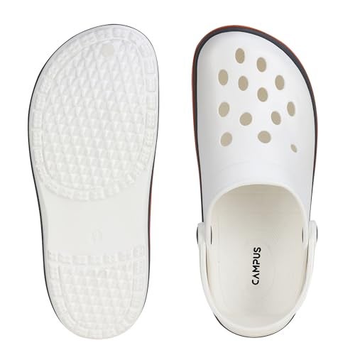 Campus Men's GC-4005 OFF WHT/L.GEY Clogs - 9UK/India GC-4005 - Image 5