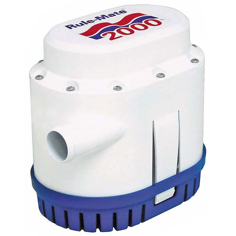 Rule Automatic Bilge Pump RM2000A 15002000 GPH 12V24V with SensorEcoFriendly Field Effect Reliable HighCapacity Pumping for BoatsSmart Safety FeaturesEasy Installation Ideal for Dry Bilge