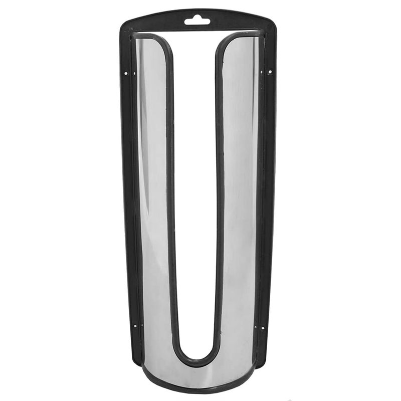 Home Basics Kitchen Plastic Bag Organizer (Single Pack) Silver, By Home Basics | Metal and Plastic Baggie Organizer | Wall-Mounted Bag Dispenser For Plastic Bags | Installation Hardware Included - Image 1