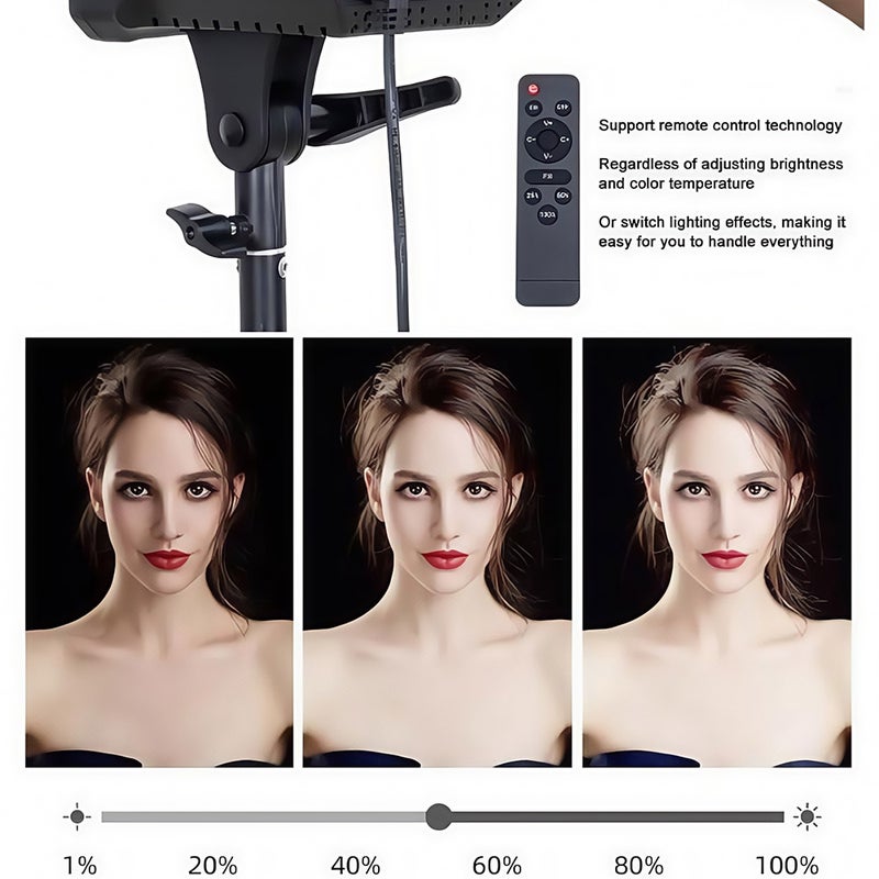 Glanfen إضاءة استوديو تصوير احترافية، 120 واط 2700-6500 كيلفن إضاءة تصوير صوتية احترافية COB LED للإضاءة الفيديو/التصوير/البث المباشر - Image 3