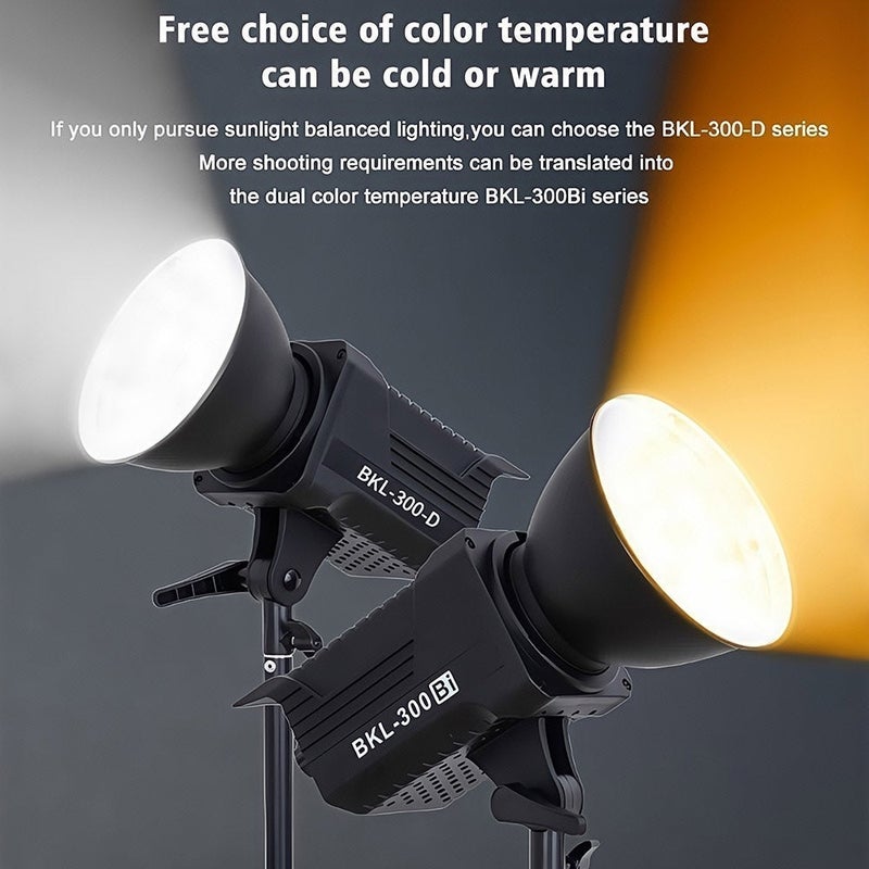 Glanfen Professional Photography Studio Light,120W 2700-6500K Professional Audio Photographic Lighting COB Led Video Light for Photo/Video/Live Streaming - Image 4
