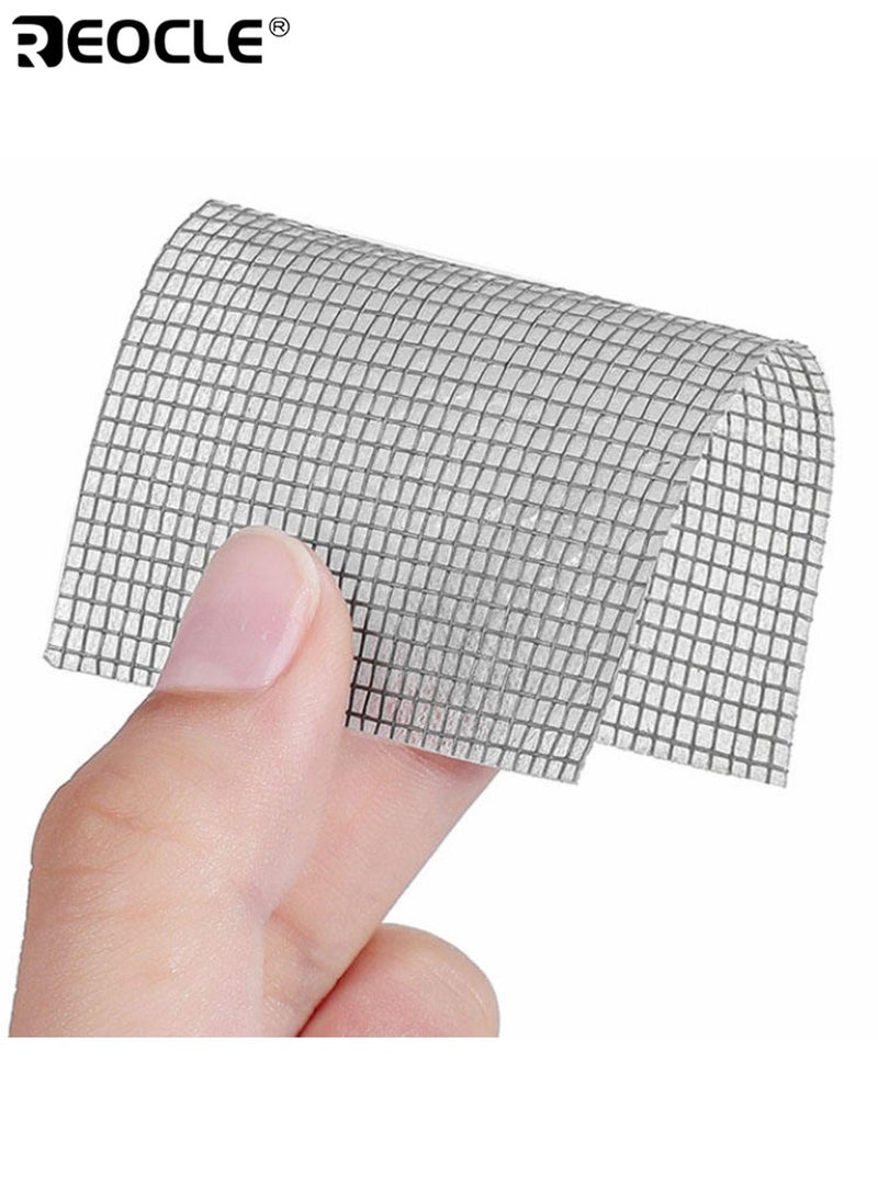 REOCLE 3PCS Anti-Mosquito Mesh Repair Tape Waterproof Self-Adhesive Patch Strong Bond Fiberglass Material for Dorm Screens Curtains Window Door Screen Tear 2M Roll Easy to Apply Long-Lasting Weather-Resistant Suitable for Home Camping Tent Screen Repair - Image 5