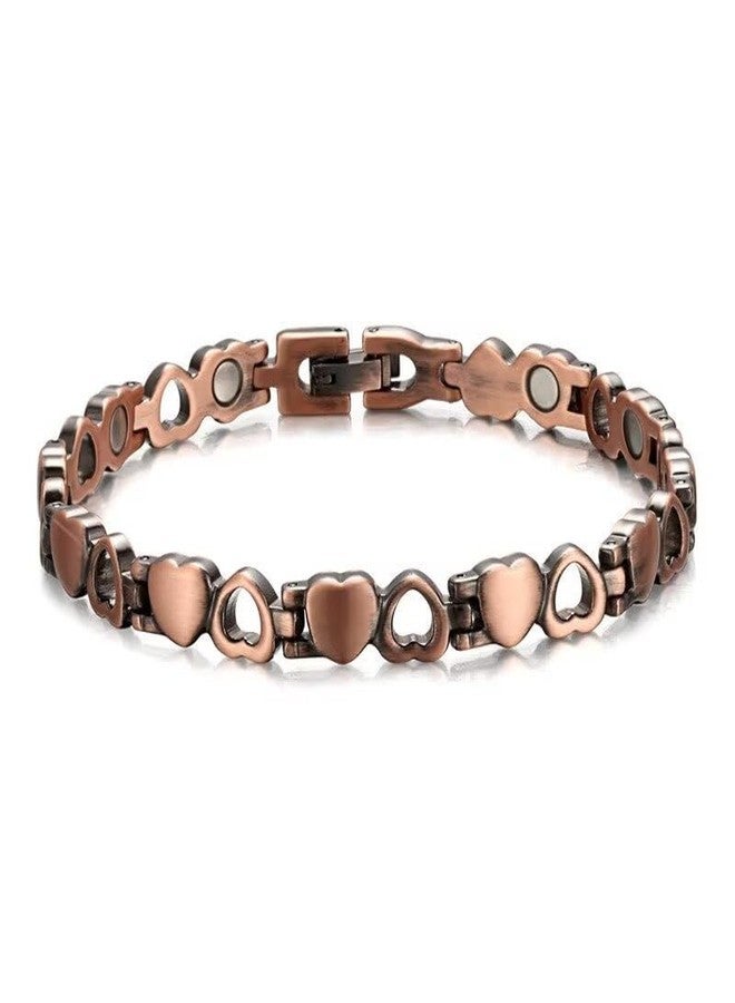 Blue Drop Copper Bracelets For Men Women Love Heart Adjustable Bracelet Jewelry Gifts - Image 5