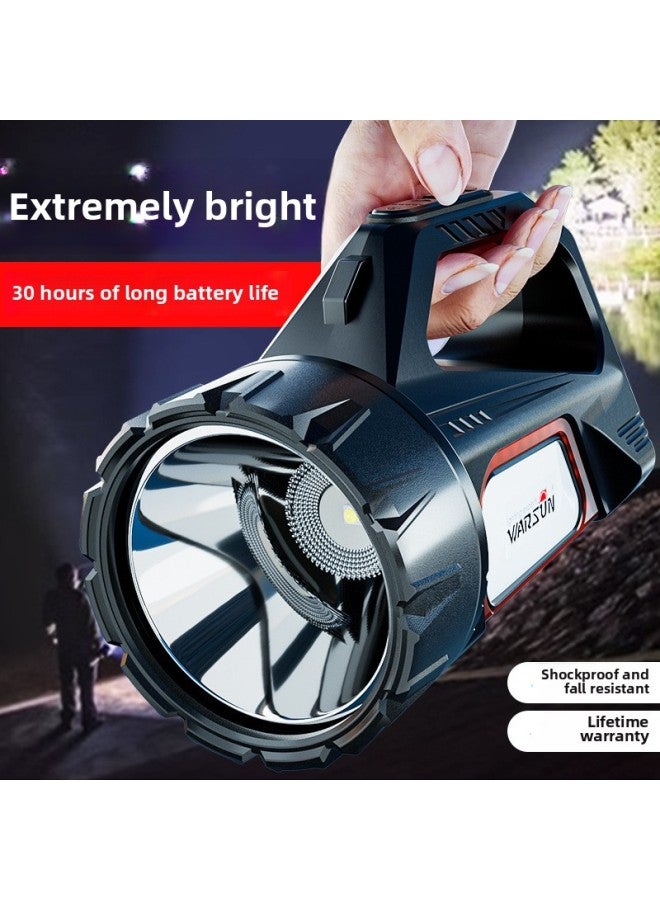 Wallson DA03 Strong Light Charging Super Bright Outdoor Long-range Emergency Lighting Solar Patrol Portable Searchlight 