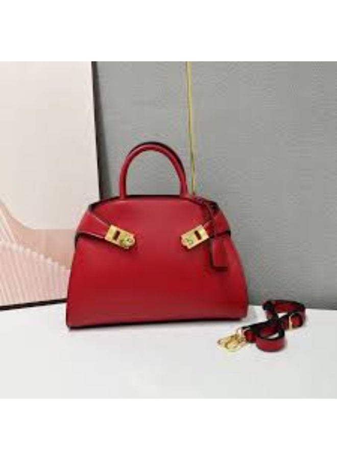 FERRAGAMO natural-grain calfskin with gold-finish hardware - Image 3