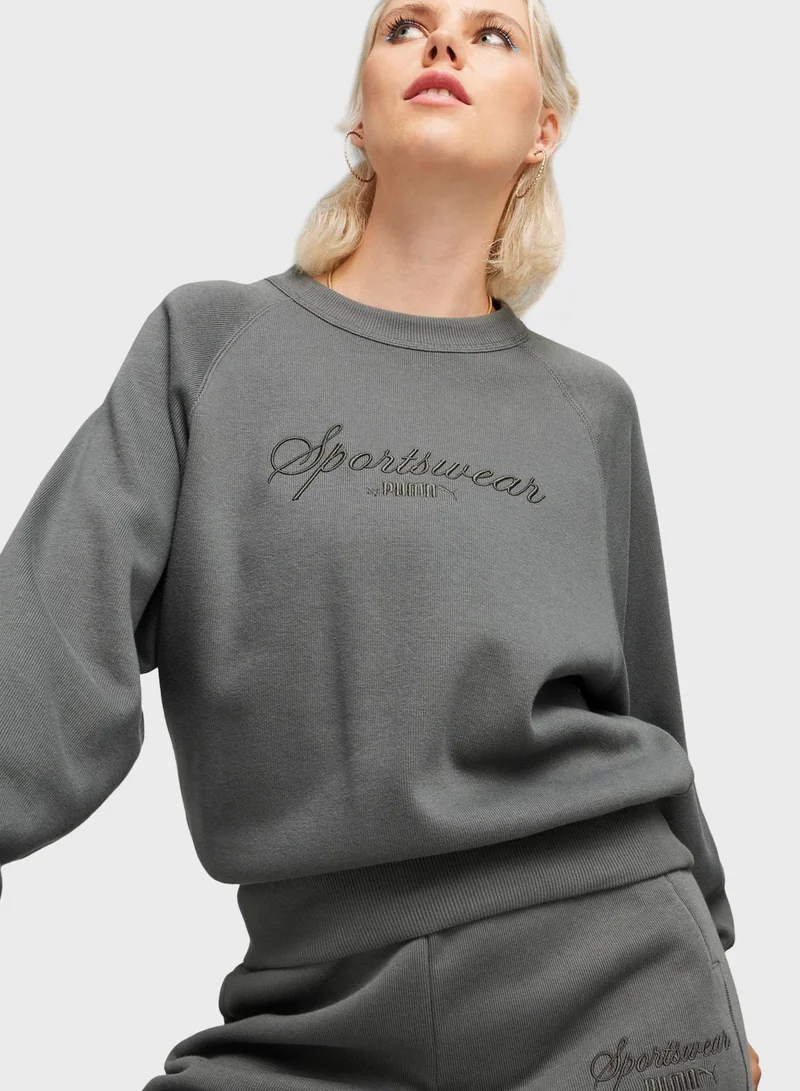 PUMA Classics+ Relaxed Sweatshirt