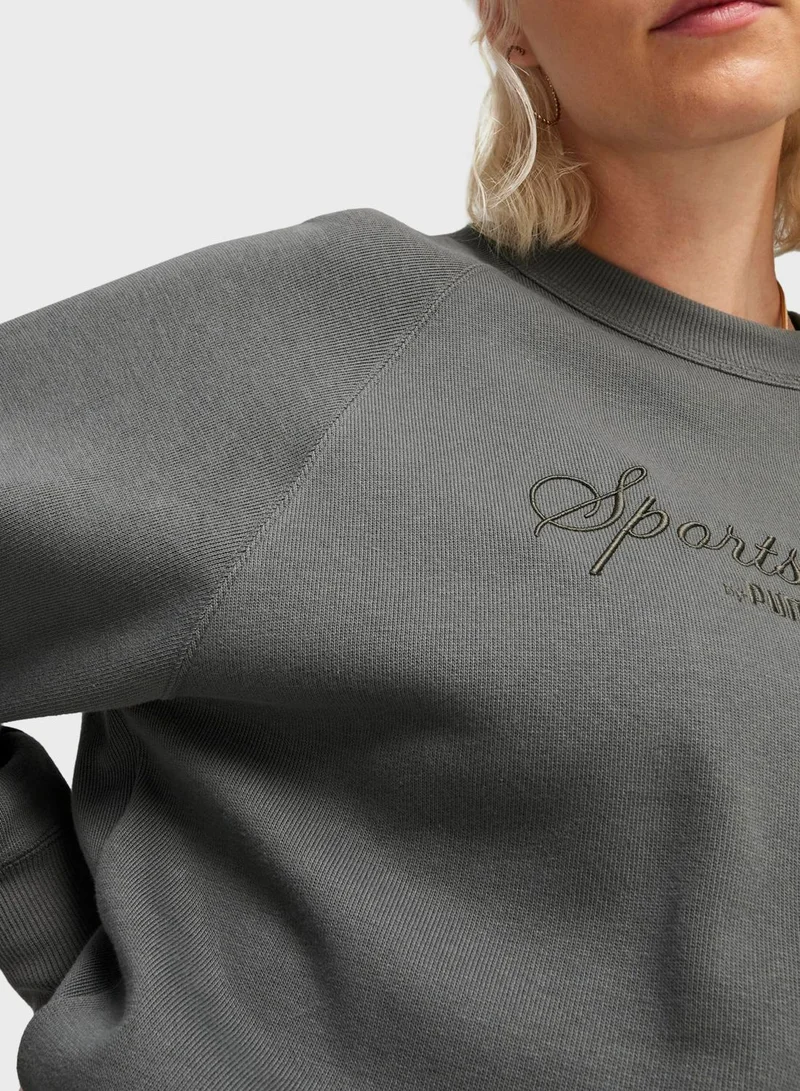 PUMA Classics+ Relaxed Sweatshirt