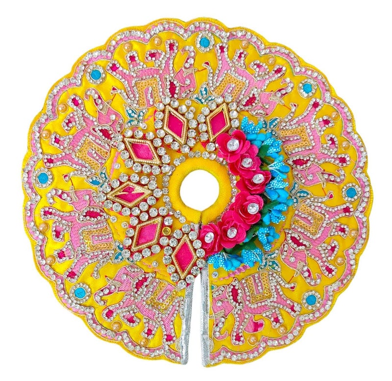 PARTISH فستان جاناماشتامي ثقيل لاددو غوبال بحجم 6 ل فستان لاددو غوبال لكانها جي بوشاك بحجم 1 2 4 5 6 (Q) - Image 3