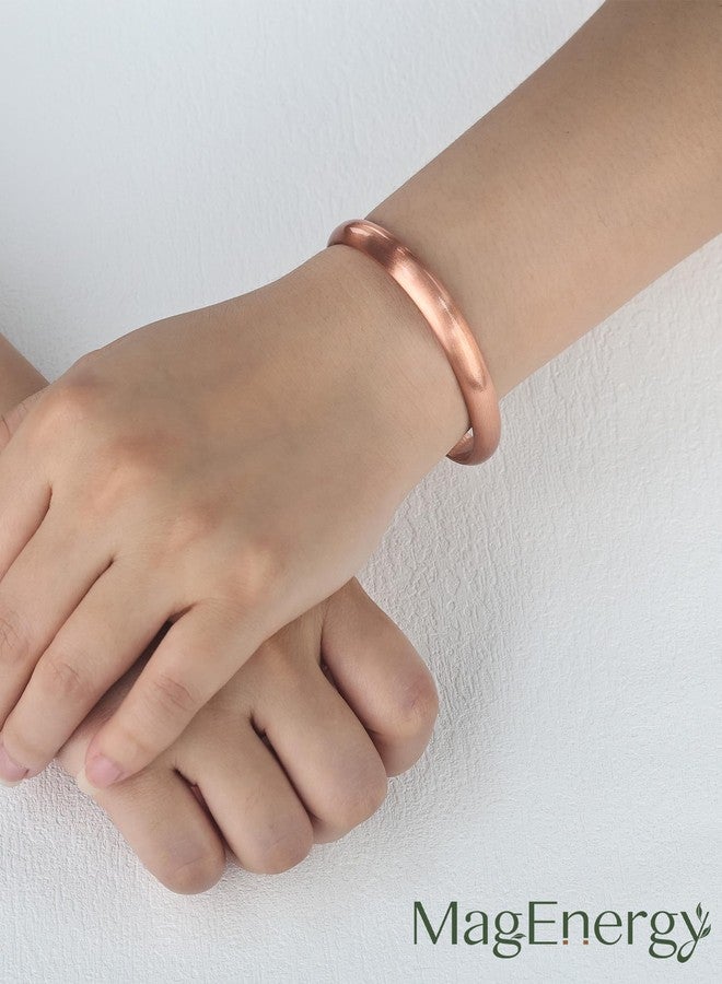 MagEnergy Copper Bracelet for Men Women, 100% Real Copper Tibetan Cuff Bangle, Pure, Raw Handmade Mens & Womens Pulsera de Cobre - Image 3