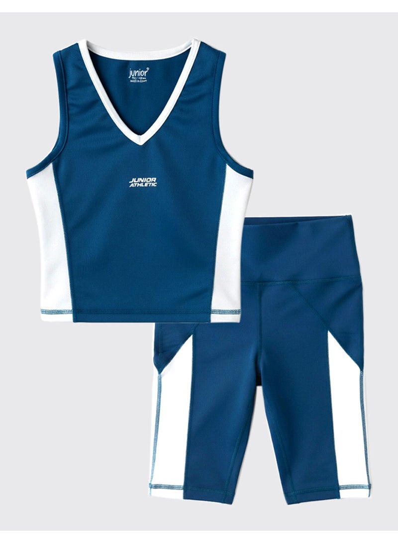 Junior Girls Biker Short Set - Image 4