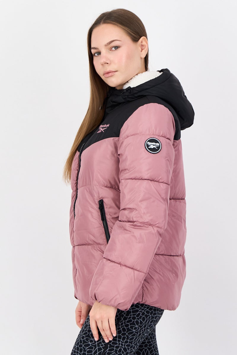 Reebok جاكيت بافر خارجي رياضي للنساء، متعدد الألوان - Image 2