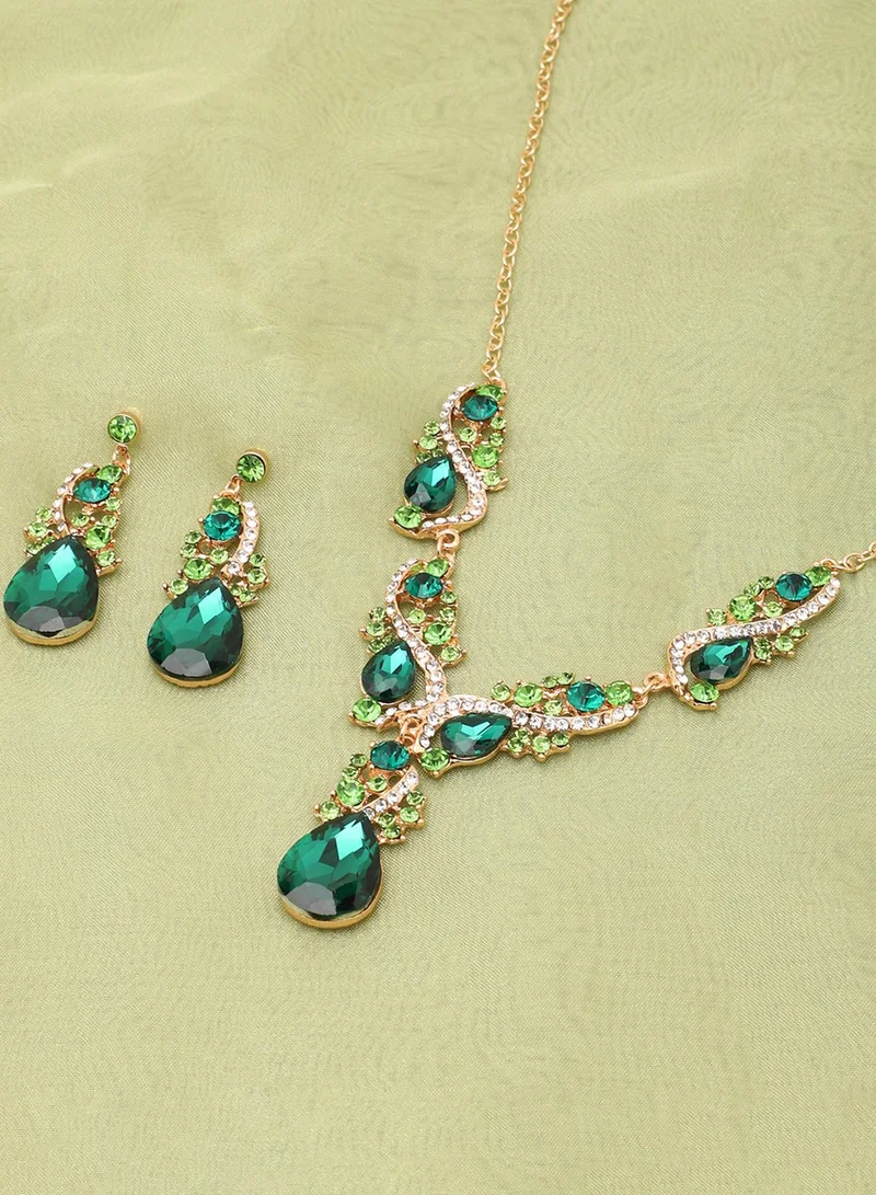 SOHI Stone Artificial Jewellery Set