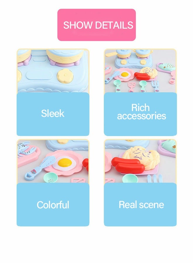 GROIC 20 Pieces Kitchen Cooking Set Shrimp Crab Fish Playset Toy for Kids Early Age Development Educational Pretend Play Food Assortment Set - Image 5