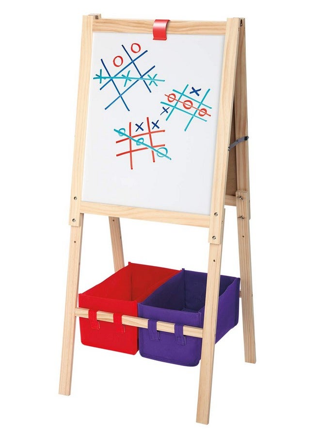 Cra-Z-Art - 3In1 Smartest Artist Standing Easel Chalk Board Dry Erase Board And Storage - Image 1