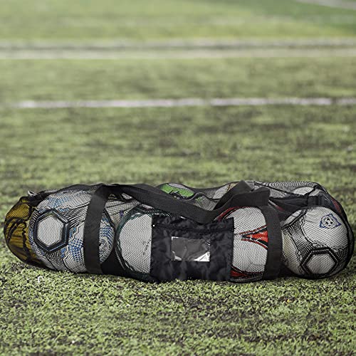 Athllete Extra-Large Heavy-Duty Soccer Ball Bag (34” X 24”) with Comfortable Shoulder Straps - High Capacity Mesh Ball Bag for Sports and Training - Image 5