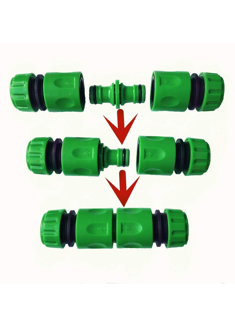 SOLARAE 14 Pack Hose Tap Connector Kit for Join Garden Hose Pipe - Nozzle & Mixer Tap Connector, 2 Waterstop & Repair Connector, 2 Double Male & Hose Tap,  4 Hose End Quick Connector - Image 5