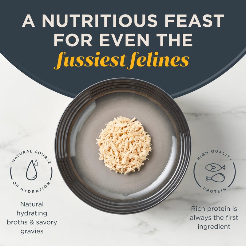 Reveal Natural Wet Canned Cat Food, Limited Ingredient, Grain Free, High Protein with No Artificial Additives, Fish and Chicken Variety in Broth, (12 x 2.47 oz Cans) - Image 4