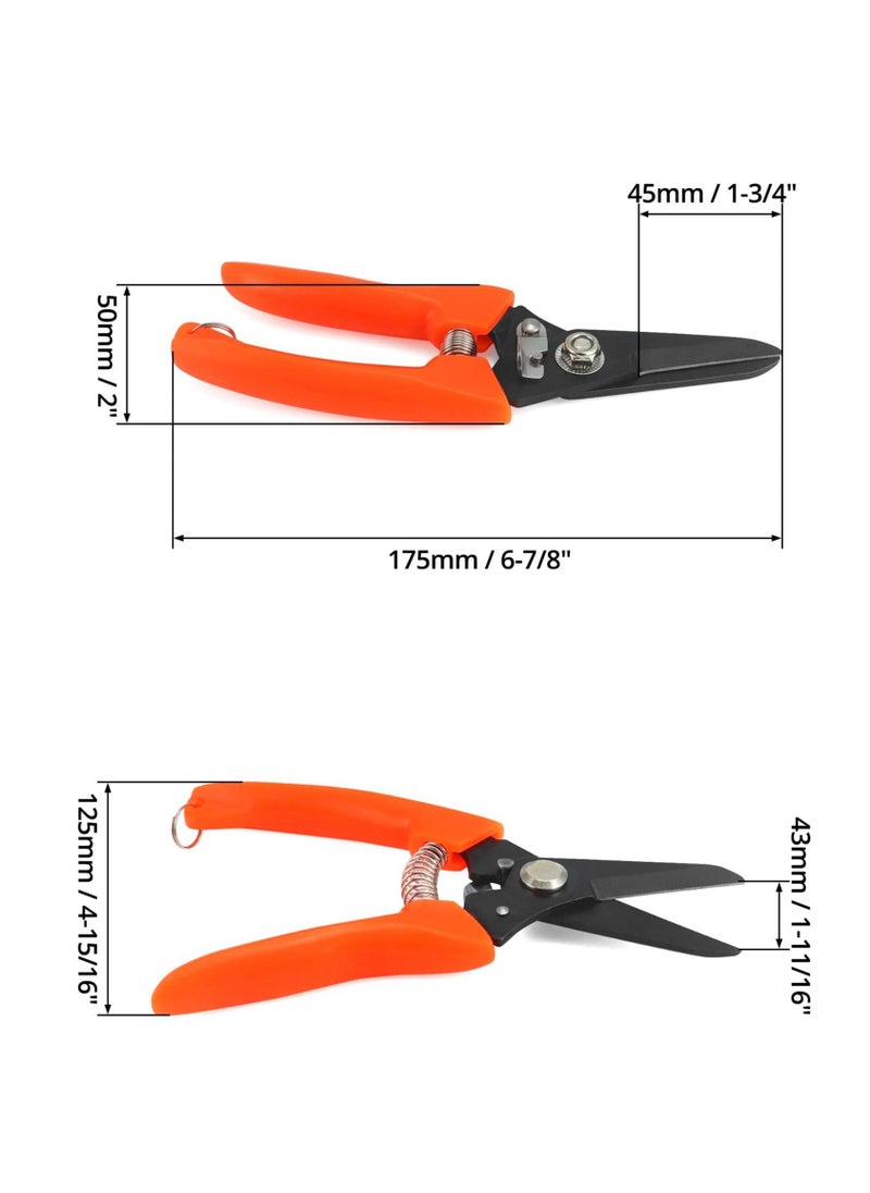 Excefore - 2 Pack Goat Hoof Trimmers, 7" Multipurpose Shrub Trimmer, Suitable for Cattle Sheeps Horses, Pruning Potted Plants - Image 1