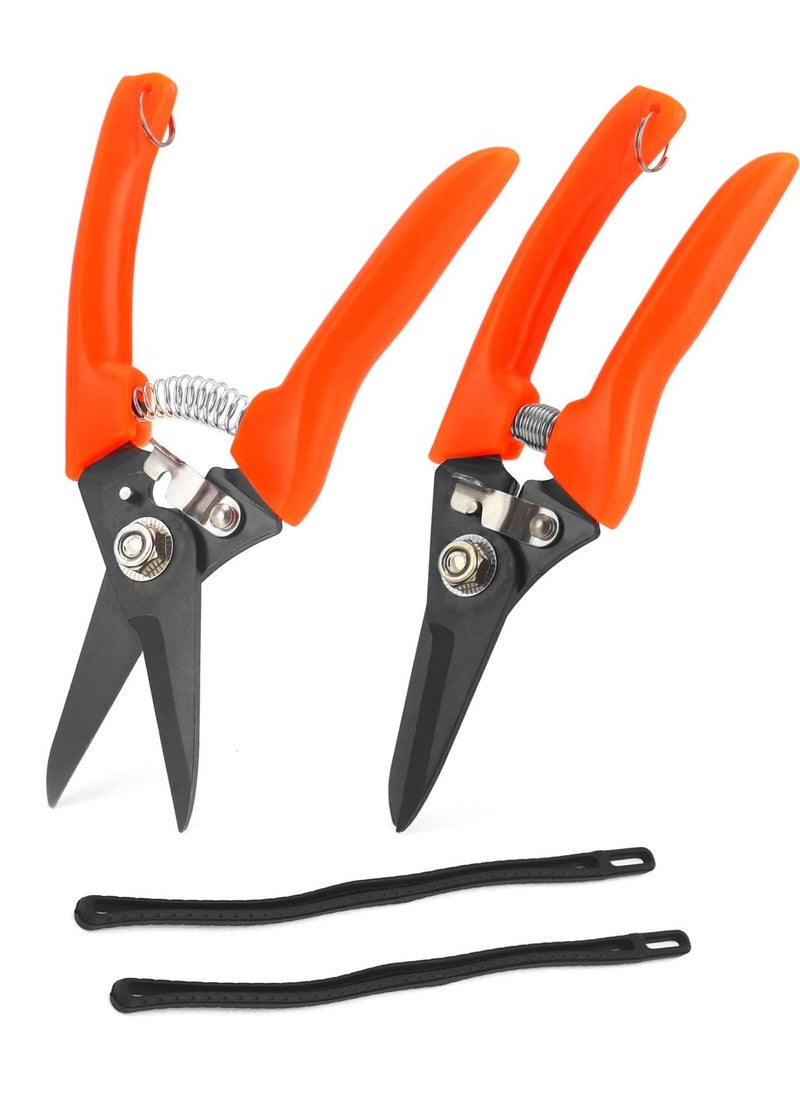 Excefore - 2 Pack Goat Hoof Trimmers, 7" Multipurpose Shrub Trimmer, Suitable for Cattle Sheeps Horses, Pruning Potted Plants - Image 1