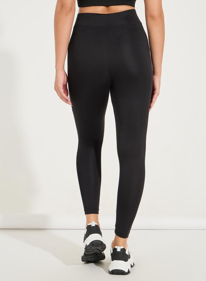 Styli Pack of 2 - Broad Waistband Basic Leggings - Image 5