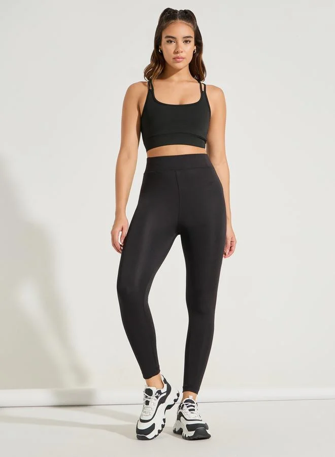 Styli Pack of 2 - Broad Waistband Basic Leggings