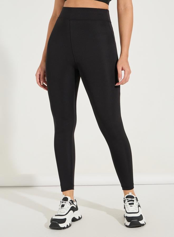 Styli Pack of 2 - Broad Waistband Basic Leggings - Image 2