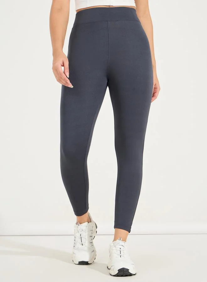Styli Pack of 2 - Broad Waistband Basic Leggings