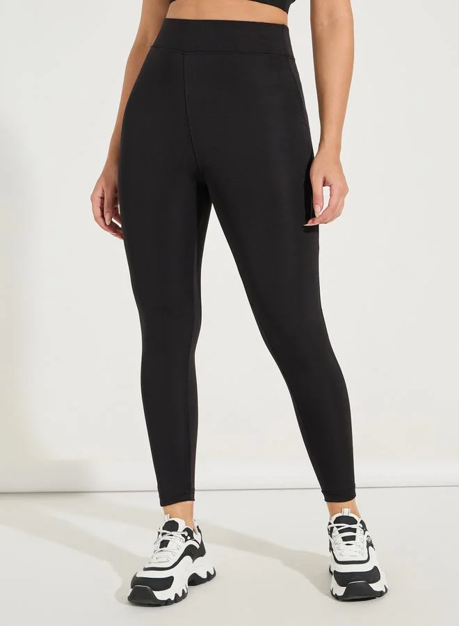 ستايلي اكتيف مجموعة من 2 ليقنز اساسي بخصر عريض