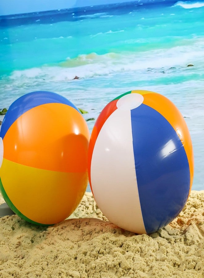 FuturePlusX كرات شاطئية كبيرة FUTUREPLUSX 2 قطعة، 42 بوصة كرات سباحة قابلة للنفخ لألعاب الصيف وحفلات الشاطئ - Image 4