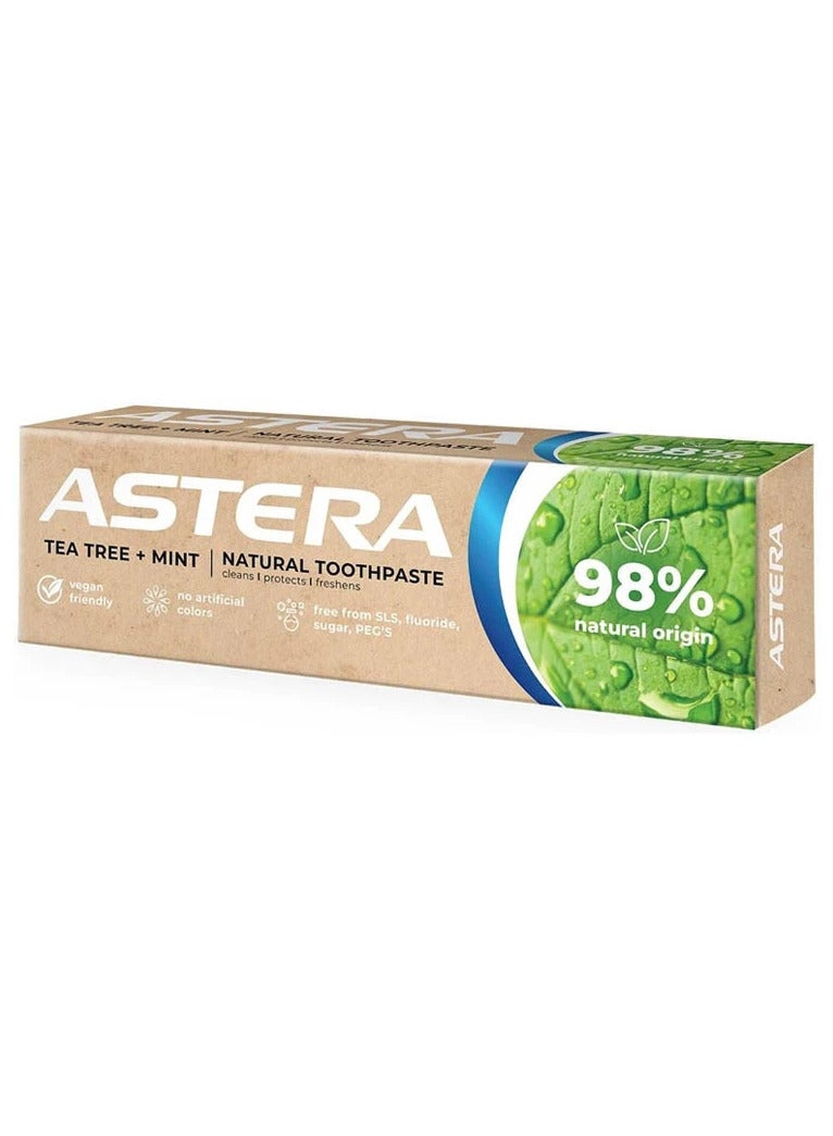 Astera Natural Toothpaste with Tea Tree plus Mint