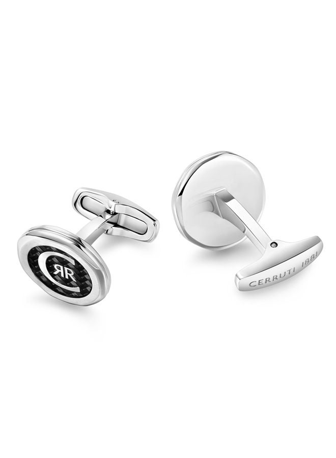 CERRUTI 1881 Cufflinks for Men in Silver  - Image 3