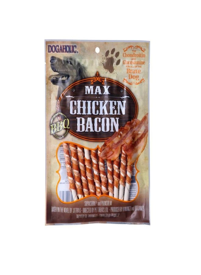 Rena All Life Stages Dogaholic BBQ Max Chicken Bacon Sticks, Dog Treats for All Breeds-Single Pack (130G) - Image 1