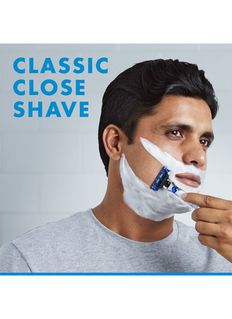 Gillette ماك 3 تيربو ماكينة حلاقة للرجال قابلة لإعادة التعبئة: 8 شفرات بديلة - Image 2
