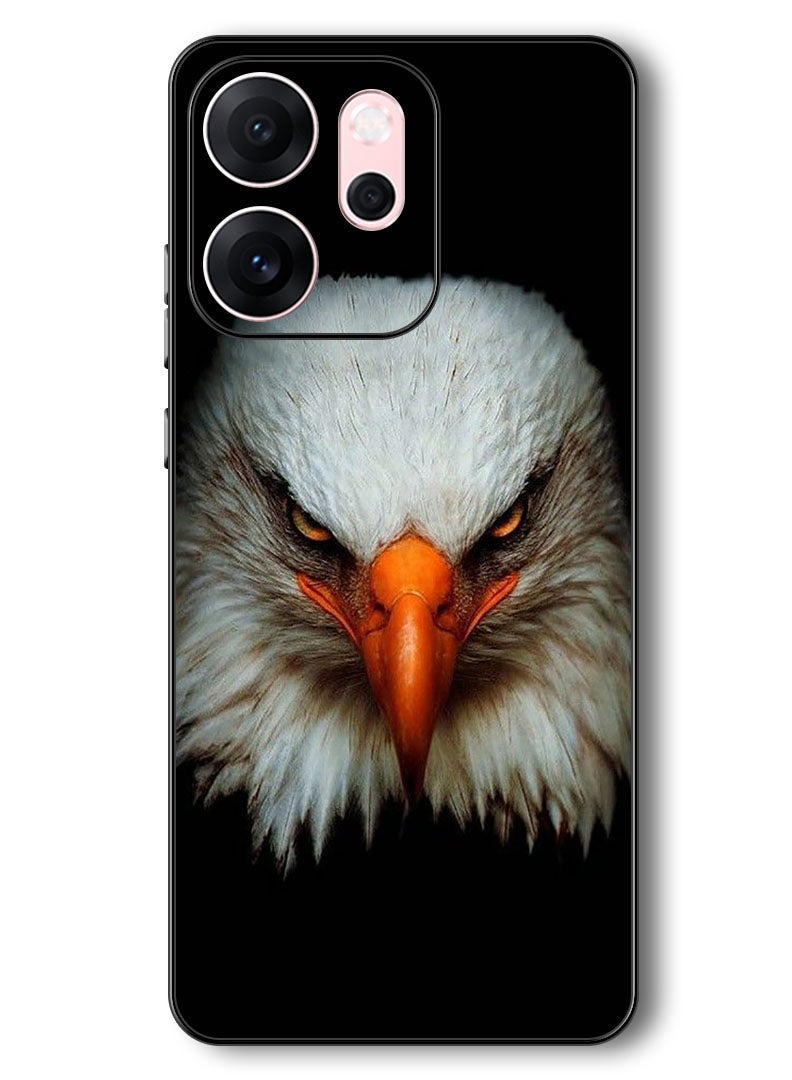 Theodor Case Compatible with Oppo Reno 14 F 6.57 Inch Protection Shockproof Bumper Cover Eagle 4 - Image 1