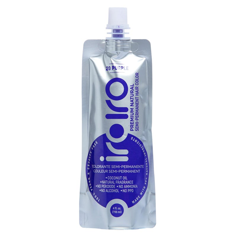 Iroiro 20 Purple Premium Natural Semi Permanent Hair Color - Image 1
