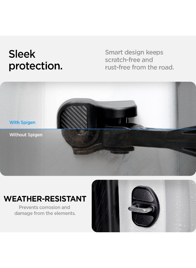 Spigen Door Striker and Hinge Cover for Tesla Model Y Juniper (2026/2025) and Model 3 Highland (2026/25/24) Standard, Premium & Performance Models - Set of 4 - Image 3