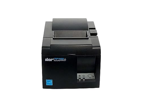 Star Micronics Thermal Printer TSP143IIIBi2 GY US Thermal Cutter Bluetooth iOS Android and Windows Gray Int PS
