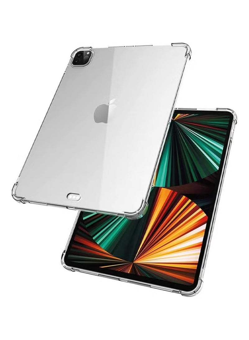 PROMASS iPad Pro 11 Inch Cover, Transparent Slim Silicone Case Flexible Soft TPU Shockproof Anti-Scratches Back Protective Cover for iPad Pro 11" 3rd/4th Generation 2021/2022 - Clear - Image 2
