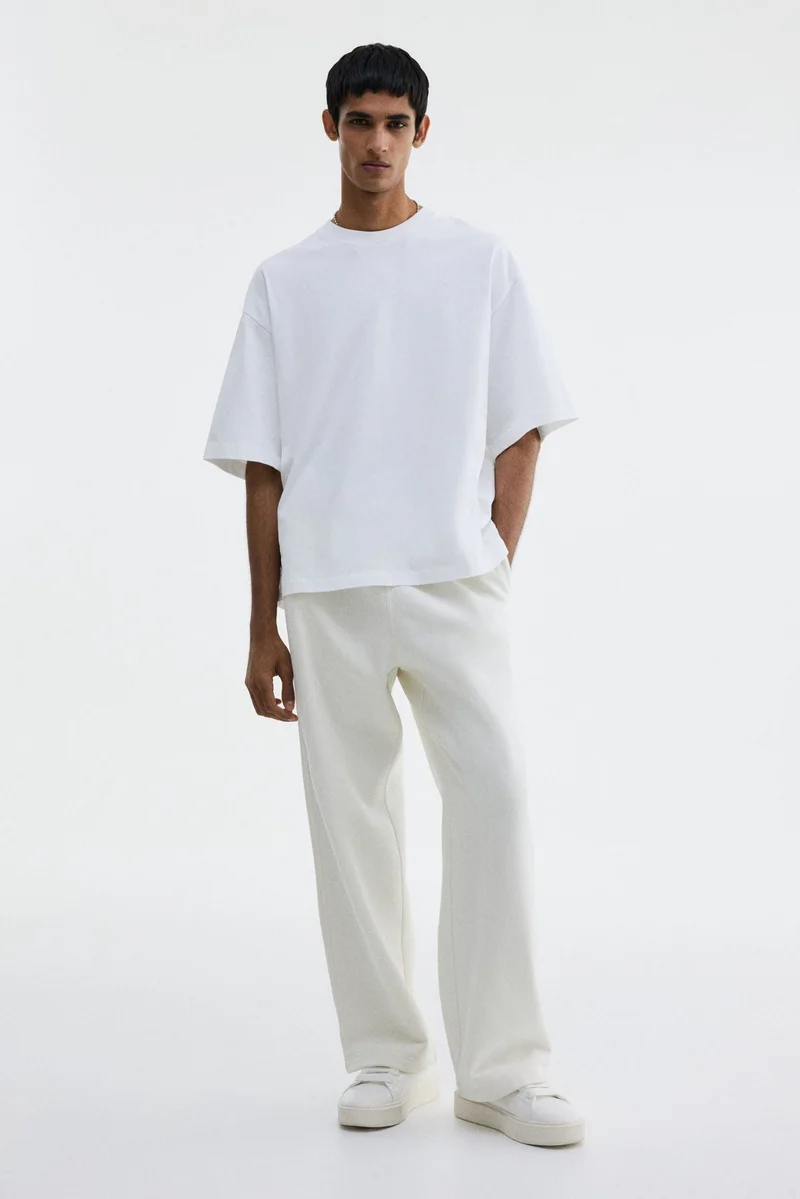 اتش اند ام تي-شيرت بقصة فضفاضة