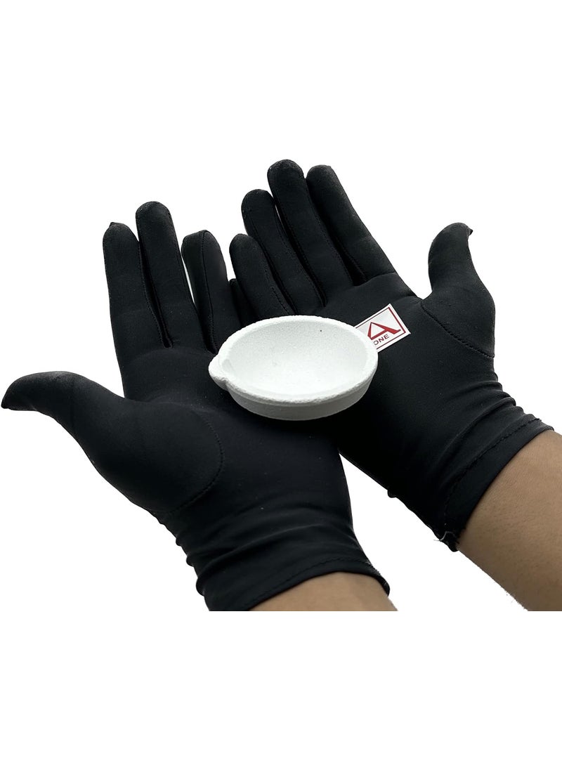 Aone Aone White Ceramic Melting Crucible Dish Cup 70mm for High Temperature Refining Casting Melting of Platinum Gold Silver Copper Scrap Jewellery for Jewellery Making Repair Model Making etc  - Image 3