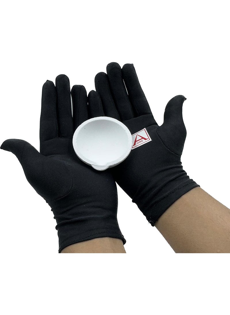 Aone Aone White Ceramic Melting Crucible Dish Cup 70mm for High Temperature Refining Casting Melting of Platinum Gold Silver Copper Scrap Jewellery for Jewellery Making Repair Model Making etc  - Image 2